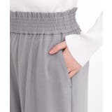 きれい見えとイージーな着心地を両立した、ウエストシャーリング ワイドパンツ | grove | 詳細画像18 