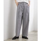 マイクロ千鳥(212) | きれい見えと快適さを両立する 春夏対応ワイドパンツ | grove