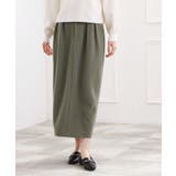 カットツイルタックナロースカート | grove | 詳細画像10 