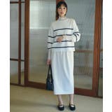 カットツイルタックナロースカート | grove | 詳細画像1 