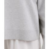 【おうちで洗える】顔周りすっきり、ボートネックニット | grove | 詳細画像31 