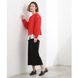 【おうちで洗える】顔周りすっきり、ボートネックニット | grove | 詳細画像19 