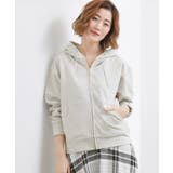 オートミール(004) | 軽やかに羽織れてシーズンレスに活躍! 大人のジップパーカー | grove