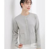 【SETUP対応】パール調釦ニットカーディガン | grove | 詳細画像2 