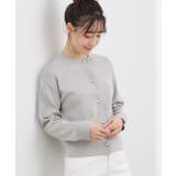 【SETUP対応】パール調釦ニットカーディガン | grove | 詳細画像3 