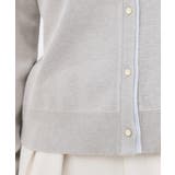 レイヤード風配色カーディガン | grove | 詳細画像18 