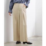 シンプルを品よく格上げ サイドビットワイドパンツ | grove | 詳細画像5