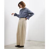 シンプルを品よく格上げ サイドビットワイドパンツ | grove | 詳細画像7