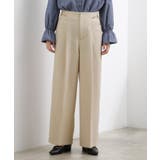 シンプルを品よく格上げ サイドビットワイドパンツ | grove | 詳細画像13