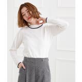 バイカラーハイネックニット | grove | 詳細画像2 