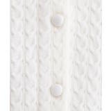 ミニケーブルクルーネックカーディガン | grove | 詳細画像4 