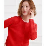 ミニケーブルクルーネックカーディガン | grove | 詳細画像9 