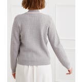 ミニケーブルクルーネックカーディガン | grove | 詳細画像23 