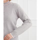 ミニケーブルクルーネックカーディガン | grove | 詳細画像25 