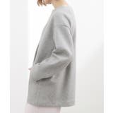 ダンボールジャージ ノーカラーミドルコート | grove | 詳細画像16 