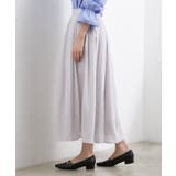 動くたびに表情が生まれる 軽やかストライププリーツスカート | grove | 詳細画像15 