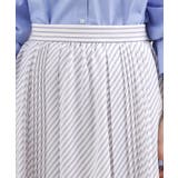 動くたびに表情が生まれる 軽やかストライププリーツスカート | grove | 詳細画像17 