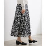 フラワープリント楊柳マーメイドスカート | grove | 詳細画像2 