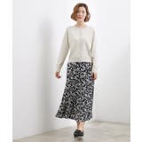 フラワープリント楊柳マーメイドスカート | grove | 詳細画像4 