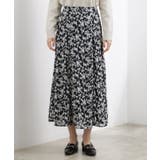 フラワープリント楊柳マーメイドスカート | grove | 詳細画像14 