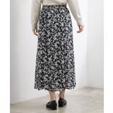 フラワープリント楊柳マーメイドスカート | grove | 詳細画像16 