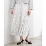 フラワープリント楊柳マーメイドスカート | grove | 詳細画像6 