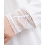 シアーレイヤードスリーブロンT | grove | 詳細画像18 