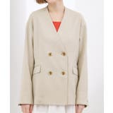 【貴島明日香さん着用】リネンライクカラーレスジャケット | grove | 詳細画像19 