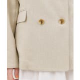 【貴島明日香さん着用】リネンライクカラーレスジャケット | grove | 詳細画像26 