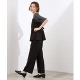 高評価!【貴島明日香さん着用・カセット服】リネンライクソフトフレアパンツ | grove | 詳細画像9
