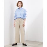 高評価!【貴島明日香さん着用・カセット服】リネンライクソフトフレアパンツ | grove | 詳細画像12