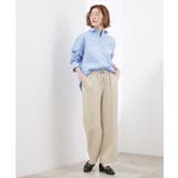 高評価!【貴島明日香さん着用・カセット服】リネンライクソフトフレアパンツ | grove | 詳細画像13