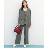 高評価!【貴島明日香さん着用・カセット服】リネンライクソフトフレアパンツ | grove | 詳細画像2