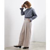 フリルカラーリボンブラウス | grove | 詳細画像4 