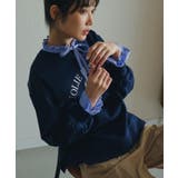 フリルカラーリボンブラウス | grove | 詳細画像1 