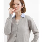 シャツドッキング ニットカーディガン | grove | 詳細画像1 