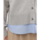 シャツドッキング ニットカーディガン | grove | 詳細画像14 