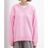 ラフさときれいめを両立する、大人のスウェットライクVネックニット | grove | 詳細画像15 