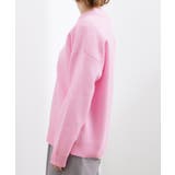 ラフさときれいめを両立する、大人のスウェットライクVネックニット | grove | 詳細画像16 