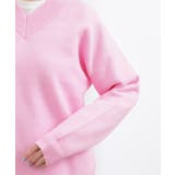 ラフさときれいめを両立する、大人のスウェットライクVネックニット | grove | 詳細画像19 