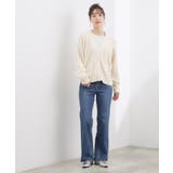 コットン混バスケットVネックカーディガン | grove | 詳細画像4 