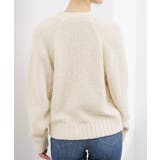 コットン混バスケットVネックカーディガン | grove | 詳細画像20 