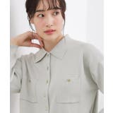 コットンブレンド襟付きカーディガン | grove | 詳細画像6