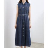 【貴島明日香さん着用】デニムフレアワンピース | grove | 詳細画像14 