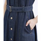 【貴島明日香さん着用】デニムフレアワンピース | grove | 詳細画像19 