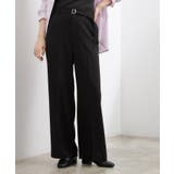 ブラック(019) | ベルトワイドパンツ | grove