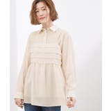 グレージュ(050) | 【2点SET】今どきシアーシャツ&キャミセット | grove