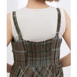 【貴島明日香さん着用】夏を楽しむ一枚、マドラスチェックキャミワンピース | grove | 詳細画像20