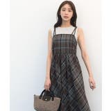 【貴島明日香さん着用】夏を楽しむ一枚、マドラスチェックキャミワンピース | grove | 詳細画像3