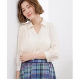 高評価!【貴島明日香さん着用・洗える】チャーム付きマルチWAYボウタイブラウス | grove | 詳細画像6